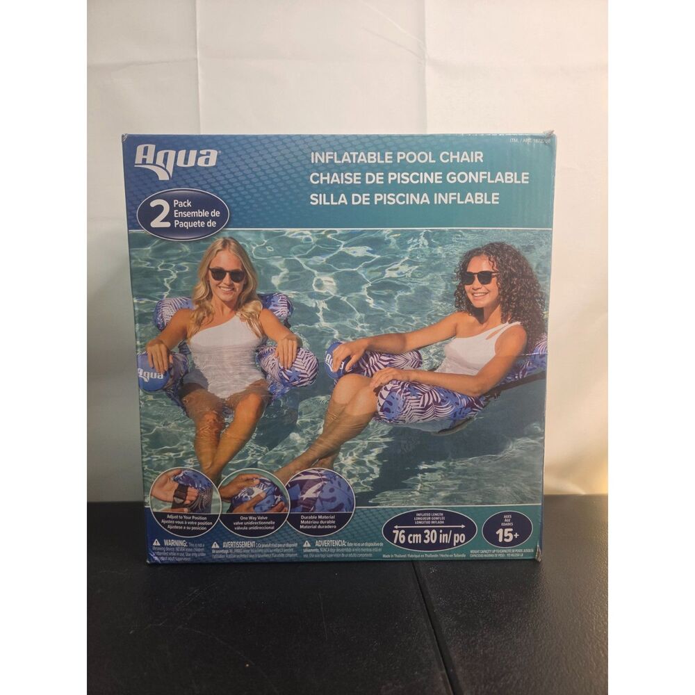 Baja Inflatable Float Chair, 2-pack